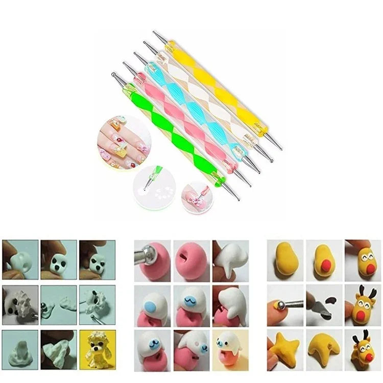 Stylo-pinceau pour décoration d'ongles, Longueur : 13 cm