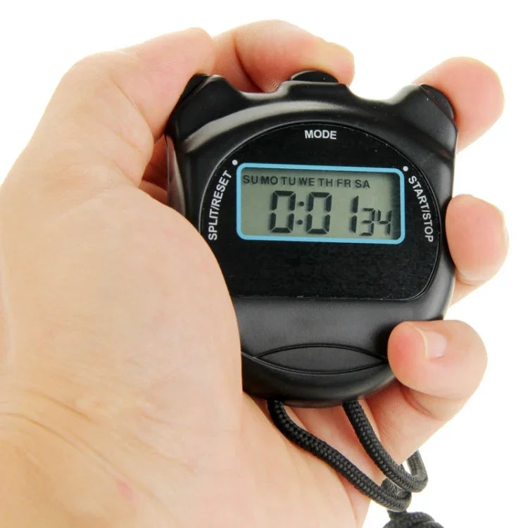 Chronomètre PS50 professionnel, chronographe numérique portable LCD avec sangle, PS50