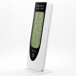 Thermomètre numérique LED LCD lumineux HTC-8 avec hygromètre rétroéclairé, humidimètre, alarme / date / horloge / calendrier, HTC-8