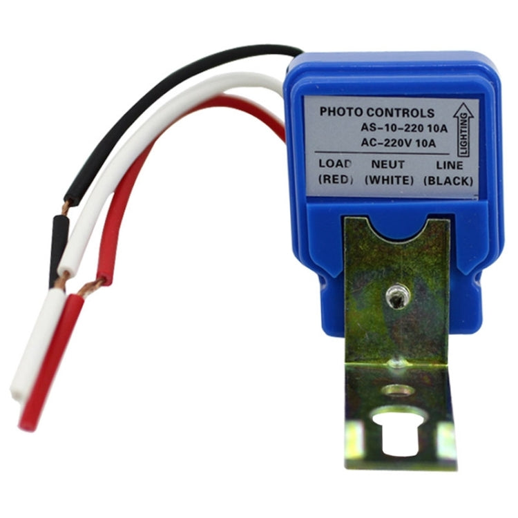 AS-10 220V 10A Étanche Interrupteur de Contrôle Capteur de Lumière de Rue Auto Marche/Arrêt