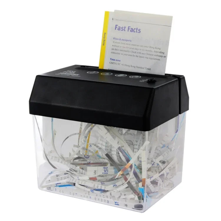 Mini destructeur de papier USB avec ouvre-lettres, destructeur de papier USB