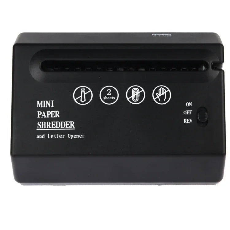 Mini destructeur de papier USB avec ouvre-lettres, destructeur de papier USB