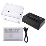 Mini destructeur de papier USB avec ouvre-lettres, destructeur de papier USB