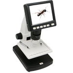 Microscope numérique autonome 500X 5 mégapixels avec écran LCD 3,5 pouces et 8 LED, support carte TF jusqu'à 32G (DMS-038M), DMS-038M 500X