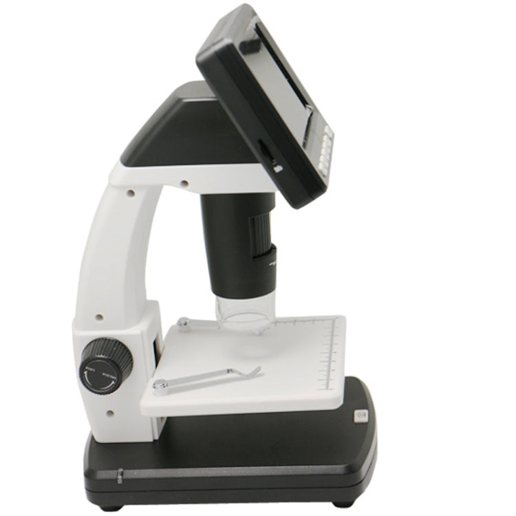 Microscope numérique autonome 500X 5 mégapixels avec écran LCD 3,5 pouces et 8 LED, support carte TF jusqu'à 32G (DMS-038M), DMS-038M 500X