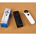 Loupe Portative Style Point d'Exclamation 40X avec 2 LEDs, 40X