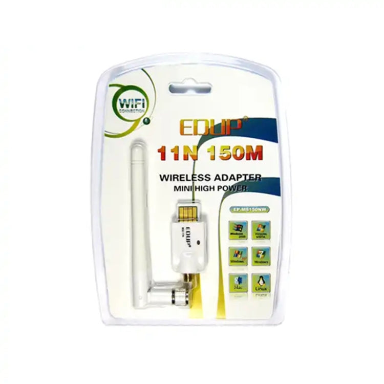 Carte adaptateur USB sans fil mini haute puissance 802.11N 150M, carte adaptateur USB