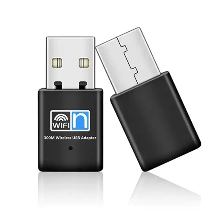 Carte adaptateur réseau USB sans fil 300 Mbps 802.11N nano, carte adaptateur