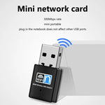 Carte adaptateur réseau USB sans fil 300 Mbps 802.11N nano, carte adaptateur