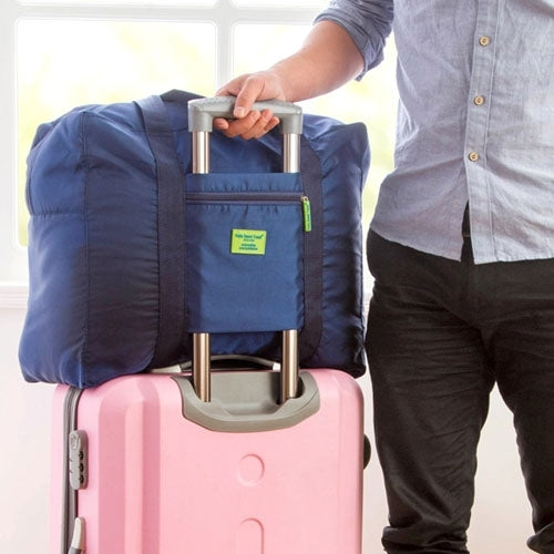 Embellish Sac de rangement pliable multifonctionnel et étanche en nylon grande capacité pour voyage, Taille : 44cm x 35cm x 19cm