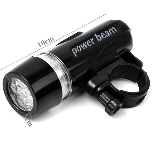 Phare de vélo étanche à 5 LED + lampe de sécurité arrière clignotante, phare de vélo + lampe de sécurité arrière