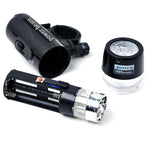 Phare de vélo étanche à 5 LED + lampe de sécurité arrière clignotante, phare de vélo + lampe de sécurité arrière