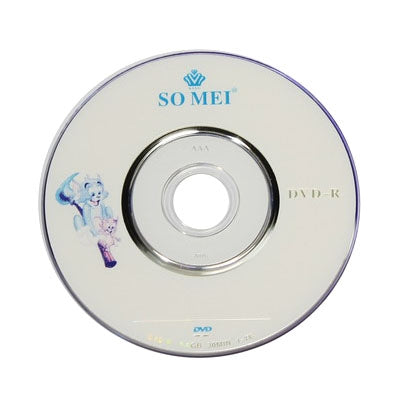 Mini DVD-R vierge 8 cm, 1,4 Go/30 minutes, 10 pièces par emballage, prix pour 10 pièces, 8 cm