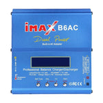Chargeur d'équilibrage de batterie LiPo RC iMAX B6AC avec écran LCD 2,6 pouces (100-240 V / prise UE), B6AC