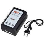 Chargeur d'équilibrage intelligent pour batterie lithium 7,4 V/11,1 V 2S/3S de drones et modèles réduits ImaxRC, prise européenne.