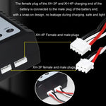 Chargeur d'équilibrage intelligent pour batterie lithium 7,4 V/11,1 V 2S/3S de drones et modèles réduits ImaxRC, prise européenne.