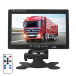 Moniteur de voiture 7,0 pouces / Moniteur de caméras de surveillance avec support à angle réglable et télécommande, double entrée vidéo, 7,0 pouces, double entrée vidéo