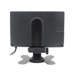 Moniteur de voiture 7,0 pouces / Moniteur de caméras de surveillance avec support à angle réglable et télécommande, double entrée vidéo, 7,0 pouces, double entrée vidéo