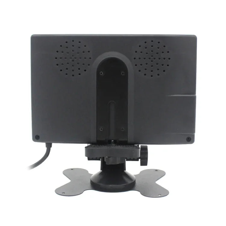 Moniteur de voiture 7,0 pouces / Moniteur de caméras de surveillance avec support à angle réglable et télécommande, double entrée vidéo, 7,0 pouces, double entrée vidéo