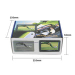 Moniteur de voiture 7,0 pouces / Moniteur de caméras de surveillance avec support à angle réglable et télécommande, double entrée vidéo, 7,0 pouces, double entrée vidéo