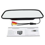 Moniteur de voiture couleur TFT-LCD 4,3 pouces 480*272 pour rétroviseur, fonction d'écran automatique inversée, 4,3 pouces 480*272