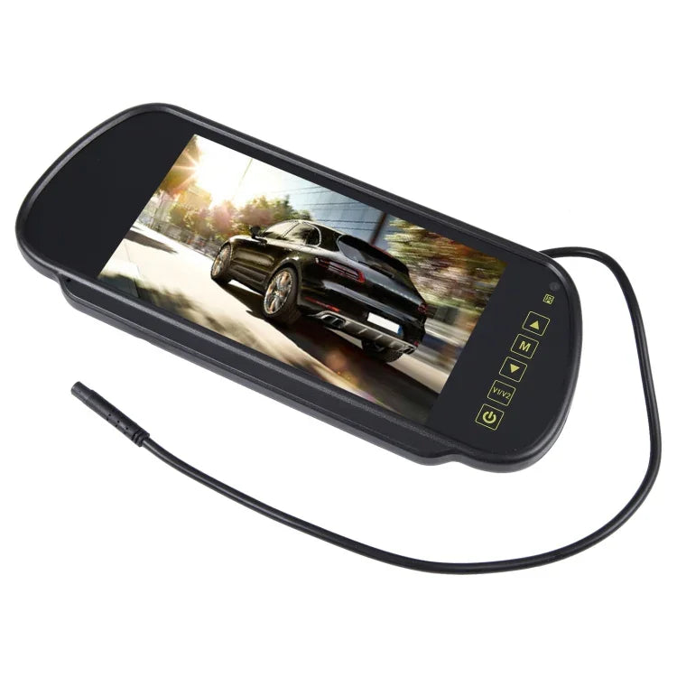Moniteur de voiture TFT-LCD couleur de 7 pouces pour vision arrière, prend en charge la fonction d'affichage automatique en marche arrière, 7 pouces pour vision arrière