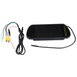 Moniteur de voiture TFT-LCD couleur de 7 pouces pour vision arrière, prend en charge la fonction d'affichage automatique en marche arrière, 7 pouces pour vision arrière