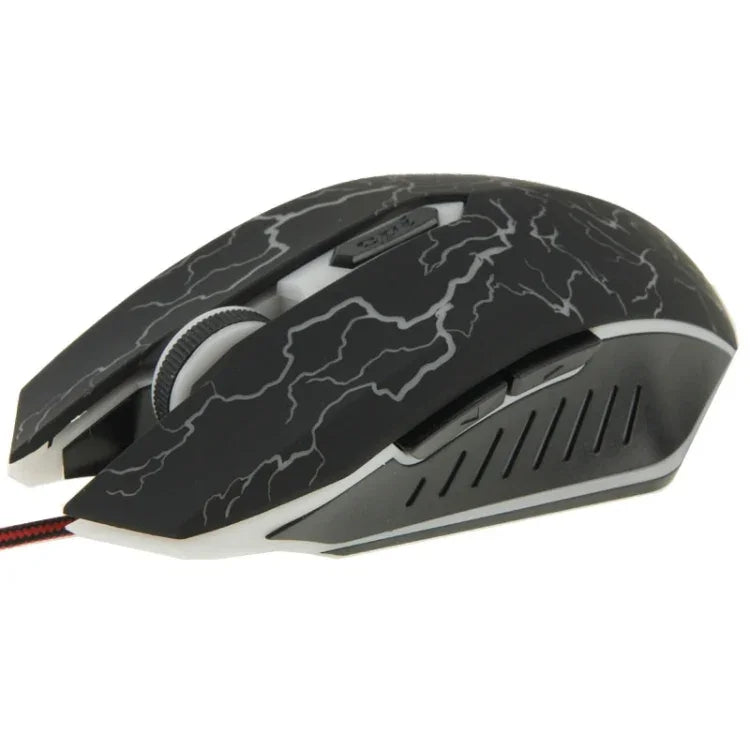 Souris de jeu optique filaire USB 6D pour ordinateur PC portable, USB 6D