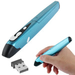 Souris Stylo sans Fil 2.4GHz 500 / 1000DPI avec Mini Récepteur USB, Distance de Transmission : 10m, 500 / 1000DPI Bleu, 500 / 1000DPI Gris