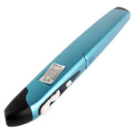 Souris Stylo sans Fil 2.4GHz 500 / 1000DPI avec Mini Récepteur USB, Distance de Transmission : 10m, 500 / 1000DPI Bleu, 500 / 1000DPI Gris