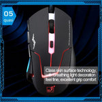 Souris de jeu optique USB T7 filaire 3 couleurs modifiable 1200 DPI 1600 DPI 2400 DPI, T7