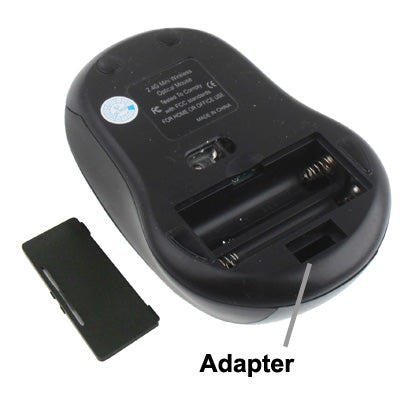 Souris optique sans fil 2,4 GHz avec récepteur USB, prête à l'emploi, portée de fonctionnement jusqu'à 10 mètres