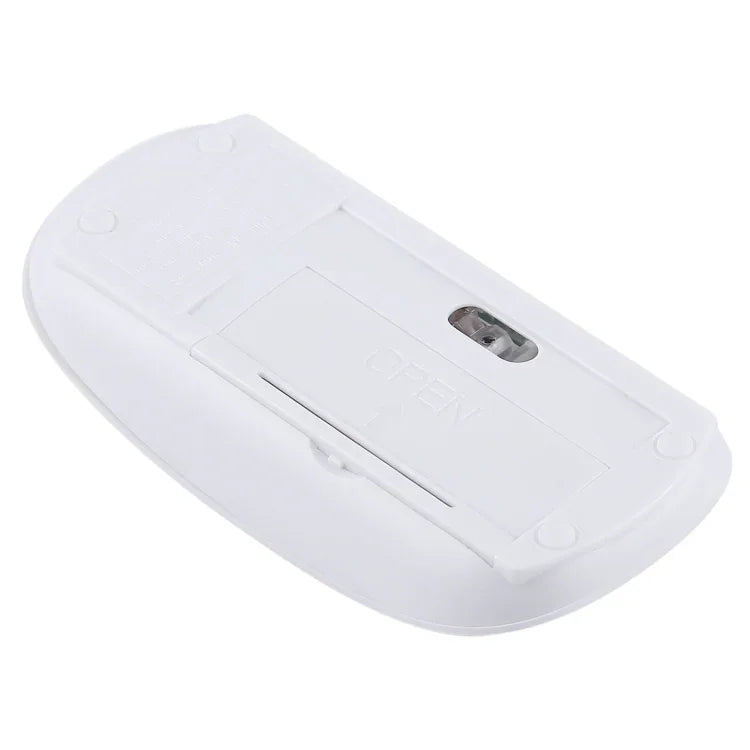 Souris optique laser sans fil ultra-fine 2,4 GHz avec mini-récepteur USB, prête à l'emploi