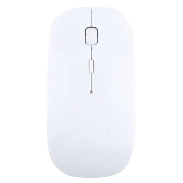 Souris optique laser sans fil ultra-fine 2,4 GHz avec mini-récepteur USB, prête à l'emploi
