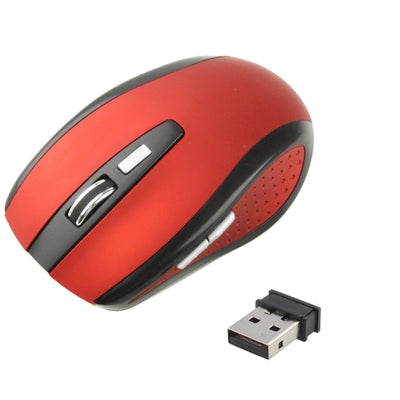 Souris optique sans fil 6D 2,4 GHz 800~1600 DPI avec mini récepteur USB, prête à l'emploi, portée jusqu'à 10 mètres
