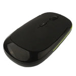 Souris sans fil ultra-plate 2,4 GHz, noire, argentée