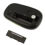 Souris sans fil ultra-plate 2,4 GHz, noire, argentée