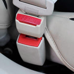 2 PCS Universal Car Seat Belt Extension Buckle, (Black), (Khaki), (Grey)