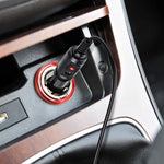 Adaptateur secteur DC 2A 5,5 x 2,1 mm avec câble enroulé, chargeur voiture, longueur : 40-140 cm, 5,5 x 2,1 mm