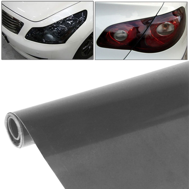 Protective Decoration Flash Point Car Light Membrane /Lamp Sticker, Size: 195cm x 30cm, Pink, Crystal Green, Matte Black, Dark Blue, Grey Black, Dark Black, Baby Blue, Fluorescent Green
