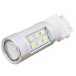 2 PCS T25 4.2W 630LM White Light Dual Wires 21 LED 2835 SMD Car Brake Light Daytime Running Light Bulb,  DC 12V, T25 Dual Wires