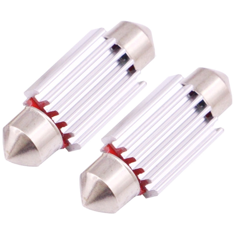 2 PCS 39mm 3.5W 180LM White Light 12 LED SMD 4014 CANBUS License Plate Reading Lights Car Light Bulb, 3.5W 39mm