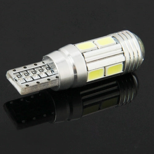 T10 4W White 200LM 10 LED SMD 5730 Backup Reverse Light Turn Signal Bulb for Vehicles, DC 12V, T10