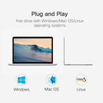 Lecteur de carte USB 3.0 2 en 1, super vitesse 5 Gbps, supporte carte SD / TF