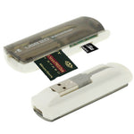 Lecteur de carte multi USB 2.0, supporte SD/MMC, MS, TF, M2