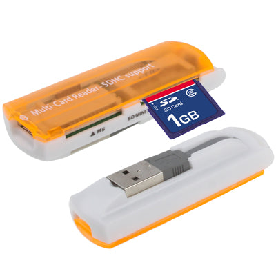 Lecteur de carte multi USB 2.0, supporte SD/MMC, MS, TF, M2