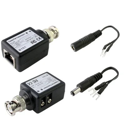 Émetteur-récepteur vidéo passif sur paire torsadée pour vidéosurveillance, B101