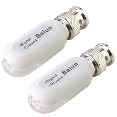 2 PCS UTP Réseau Vidéo Balun CAT5 vers Caméra CCTV BNC DVR O-611, 206A