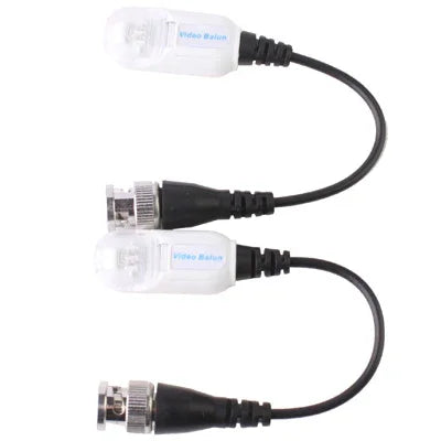 2 PCS Émetteurs-récepteurs Passifs UTP Vidéo Réseau Balun CAT5 vers Caméra CCTV BNC DVR O-612, 206C