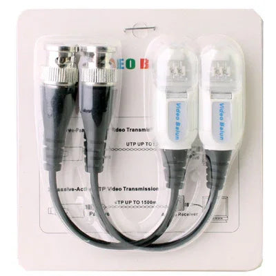 2 PCS Émetteurs-récepteurs Passifs UTP Vidéo Réseau Balun CAT5 vers Caméra CCTV BNC DVR O-612, 206C